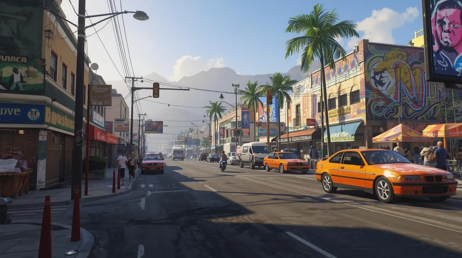 GTA Mzansi gameplay screenshot showing Kasi Nightlife in the South African mod