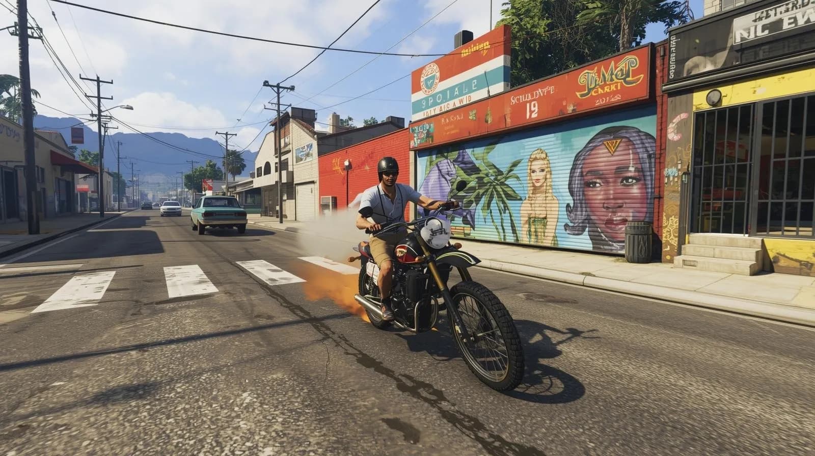 GTA Mzansi gameplay screenshot showing Soweto Streets in the South African mod